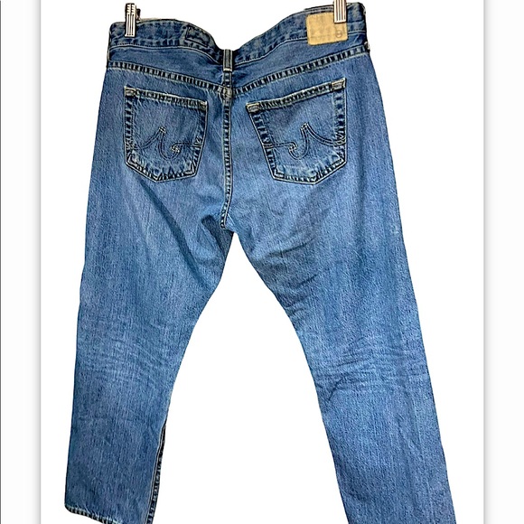 AG Adriano Goldschmied The Tomboy Relaxed Straight Crop Distressed Jeans - Picture 4 of 6